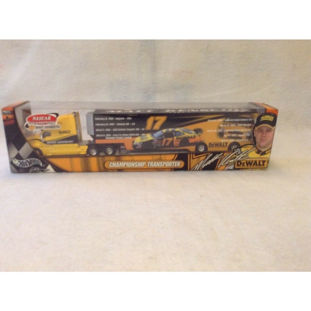 Winner's Circle Matt Kenseth Dewalt Trailer Rig, NIB